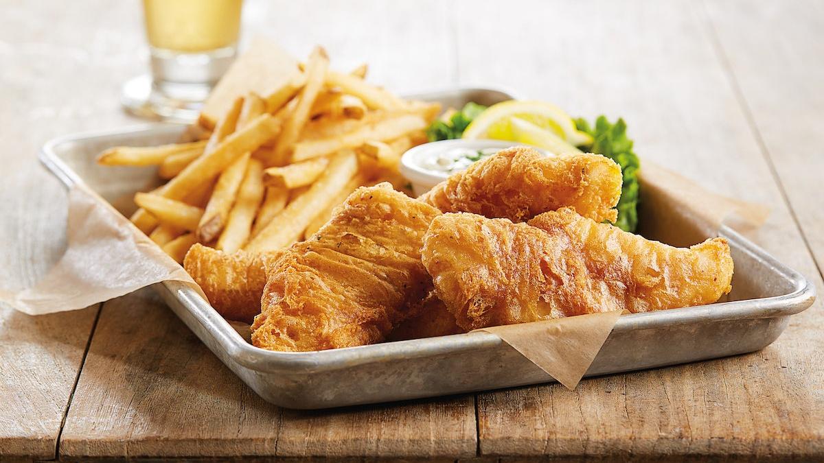BJ's Brewhouse Blonde Fish 'N' Chips