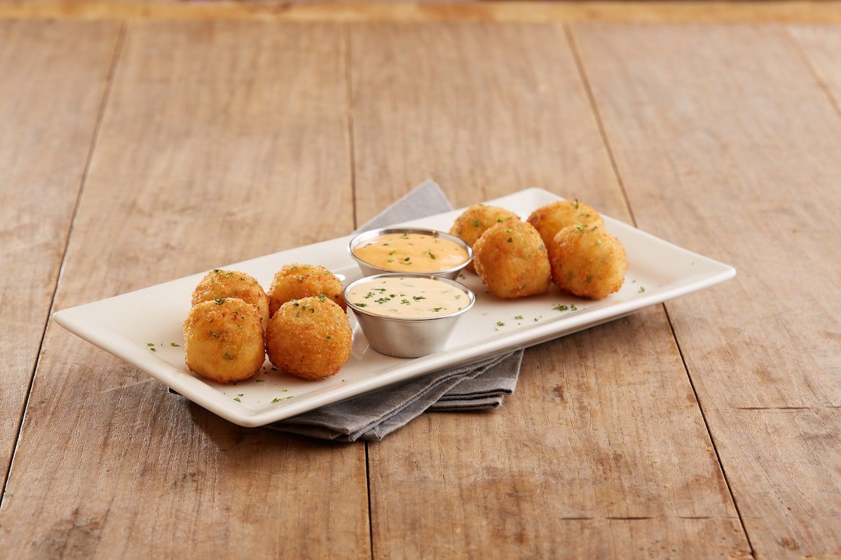 Fried Couscous Mac and Cheese Balls