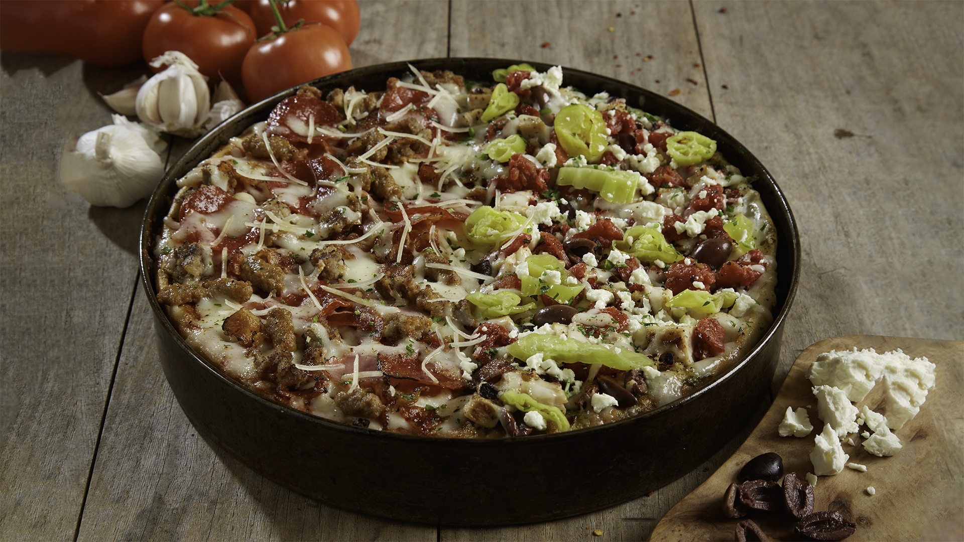 Half and Half Deep Dish - Shareable