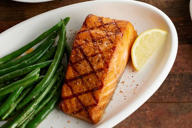 Grilled Salmon (Chicken, Ribs, and Seafood)