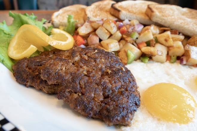 Hot Italian Patty Sausage and Eggs