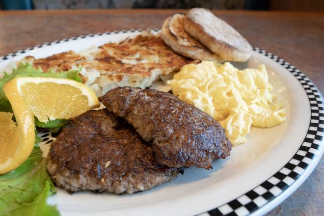 Mild Italian Patty Sausage and Eggs
