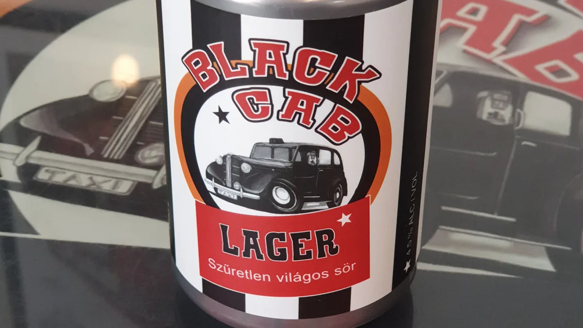 Black Cab Lager 0,33 I Rekettye