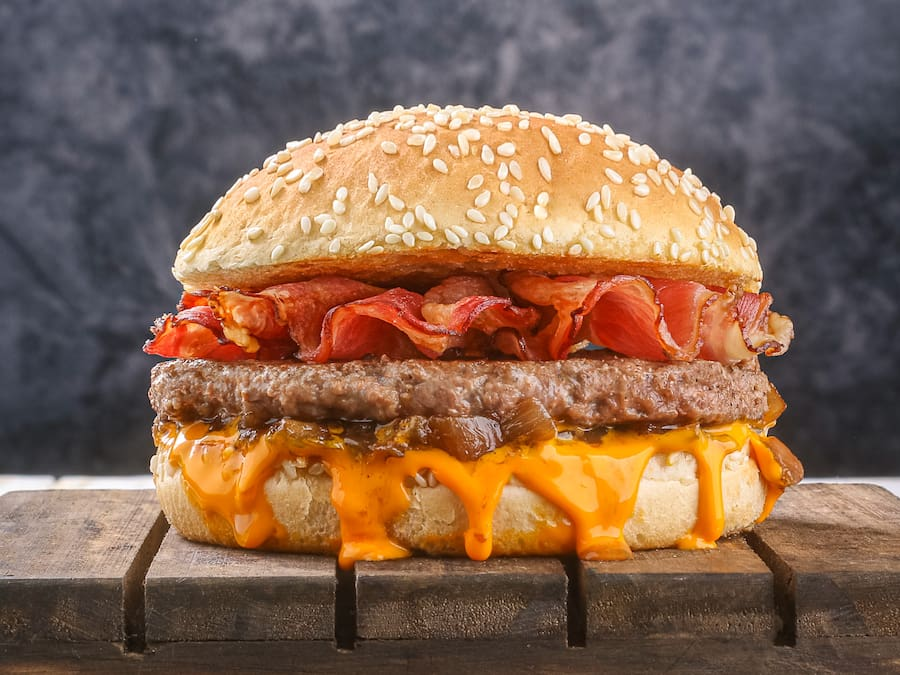 Cheddar Bacon Burger