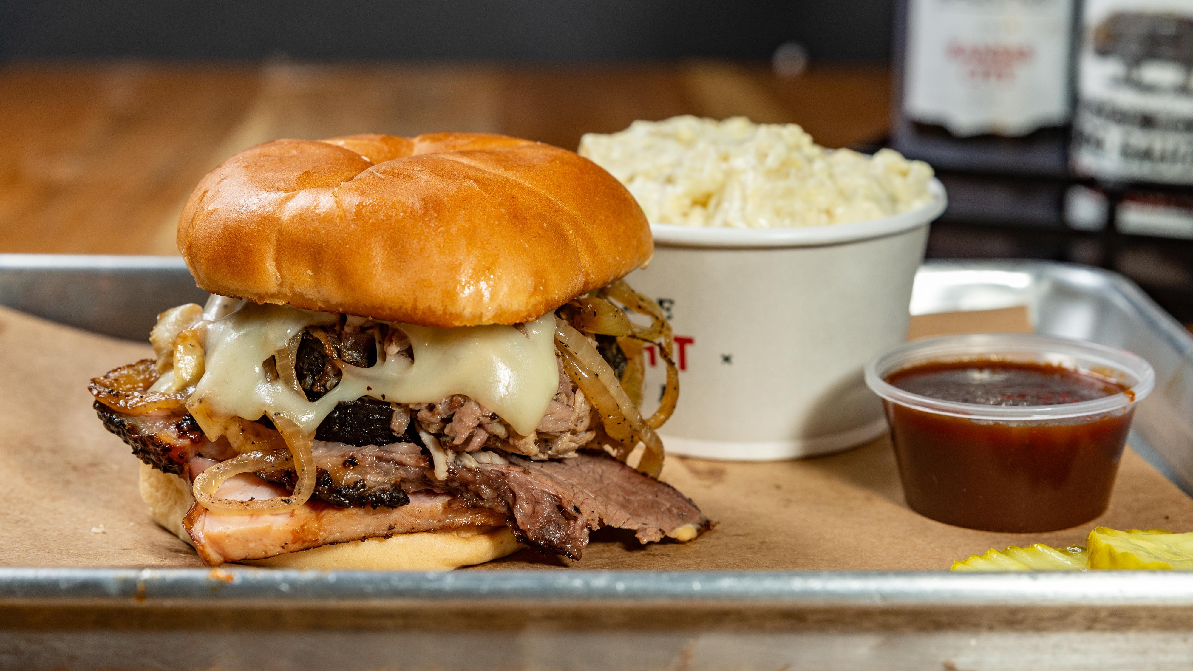 Triple Meat Mofo Sandwich