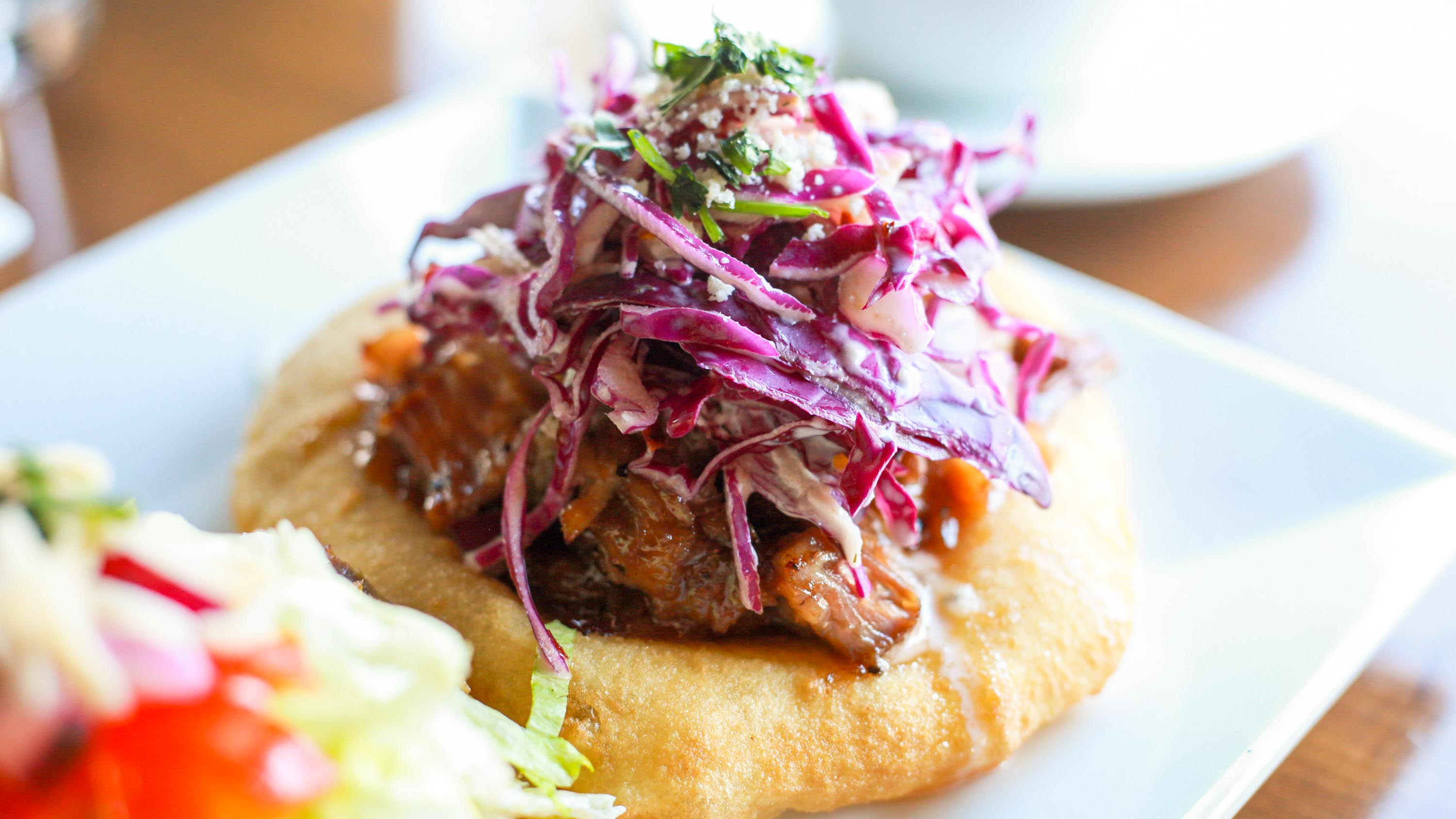 BBQ Pork Navajo Tacos