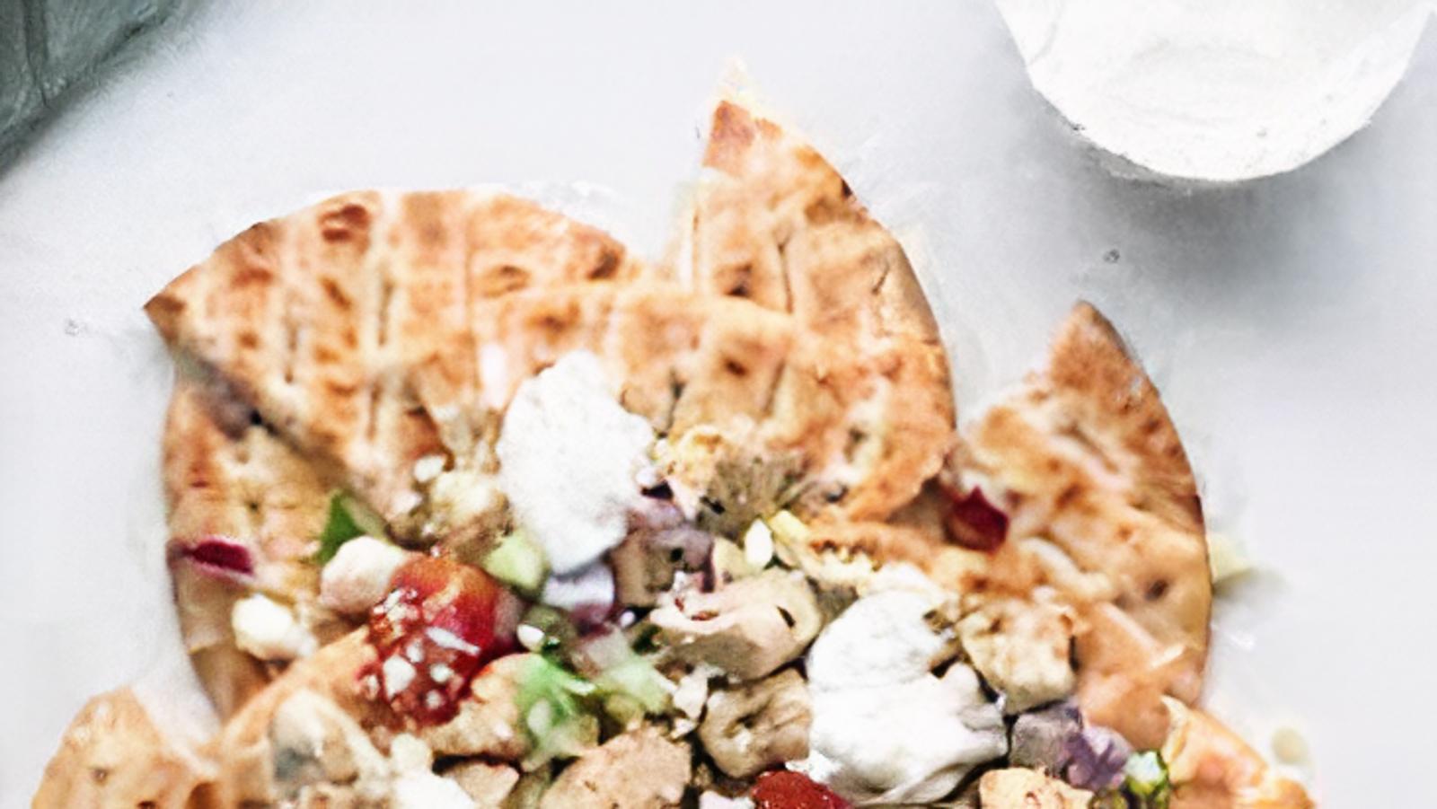 Goat Cheese Chicken Nachos
