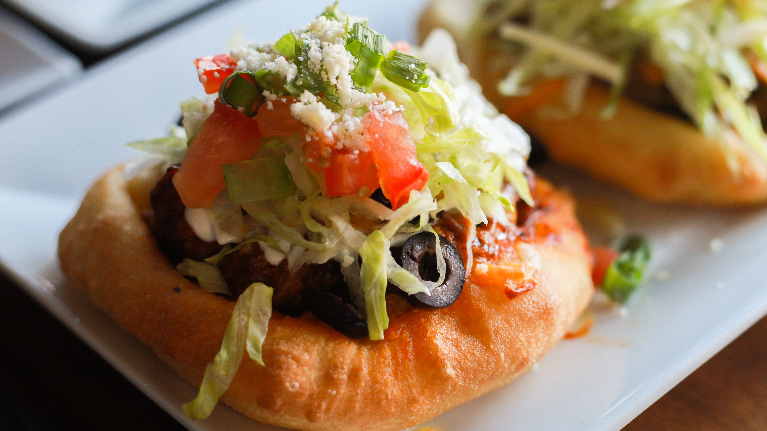Red Chili Beef Navajo Tacos