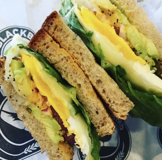 Avocado, Mixed Greens and Provolone