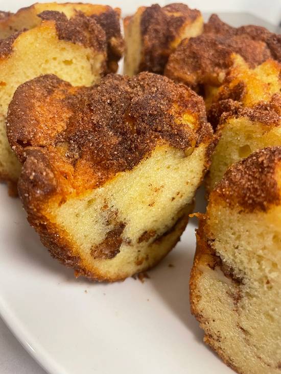 Cinnamon Walnut Coffee Cake, Slice