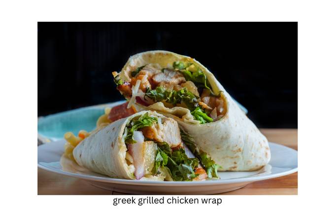 Greek Grilled Chicken Wrap