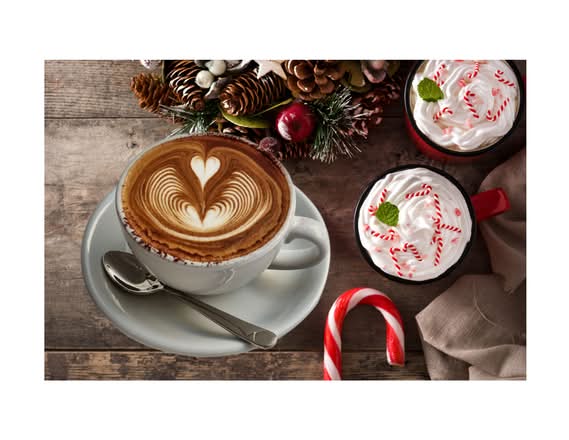 PEPPERMINT MOCHA LATTE   (Hot) 16oz