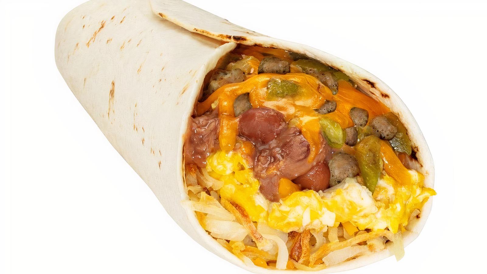#5 Sausage and Bean Burrito