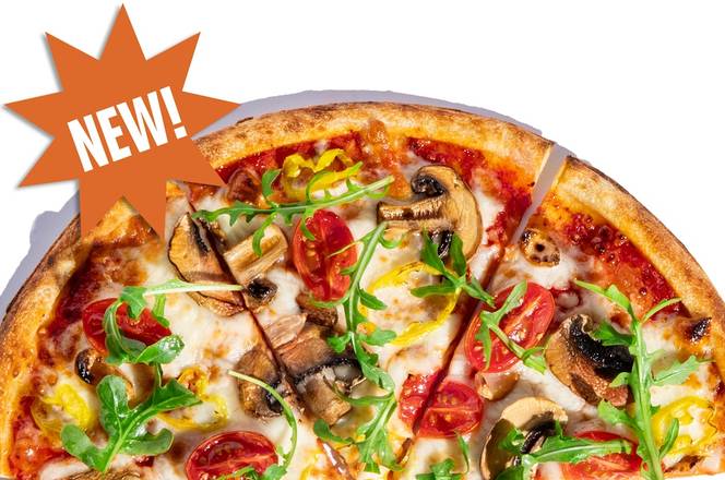 Herbivore Half 11-inch Pizza + choice of side
