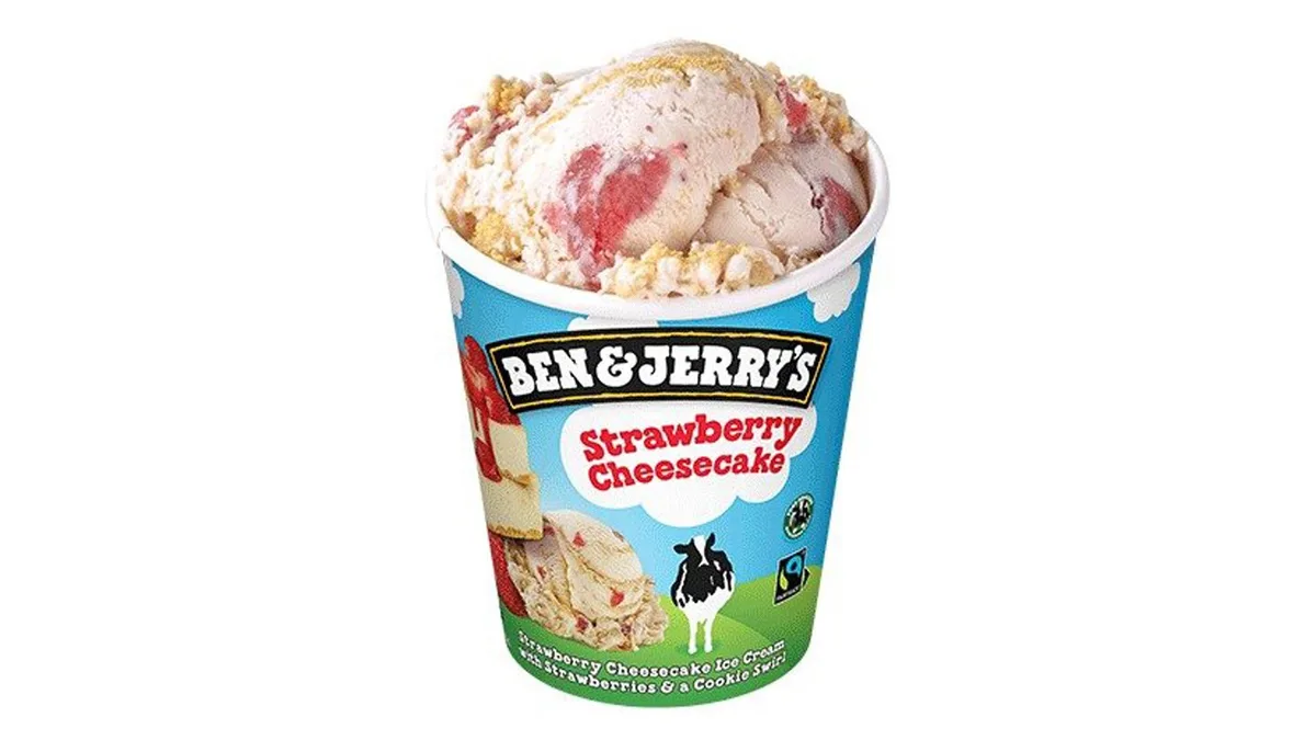465 ml Ben and Jerry’s Strawberry Cheesecake