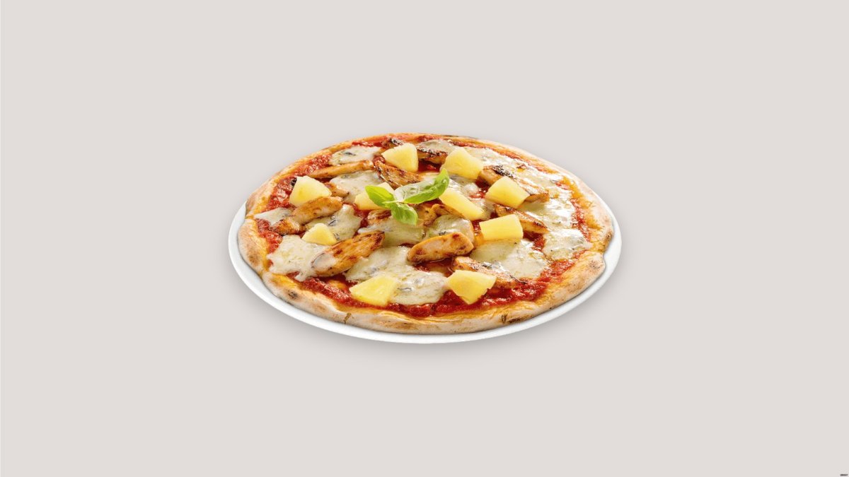 XXL Pizza Blue Hawaii