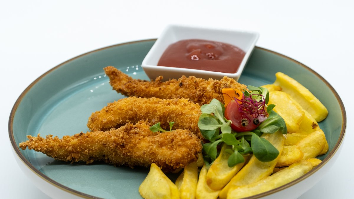 Panko morzsában sült csirkemell