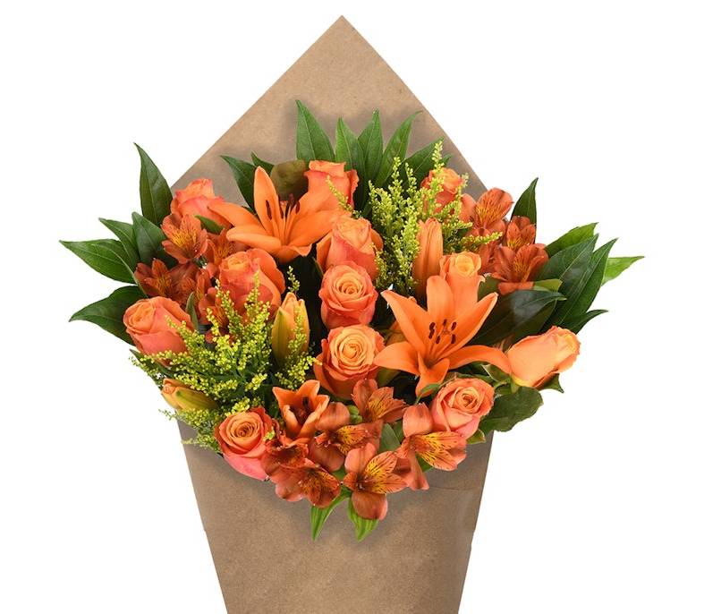 Bloom Haus Beautiful Rose Bouquet - Orange