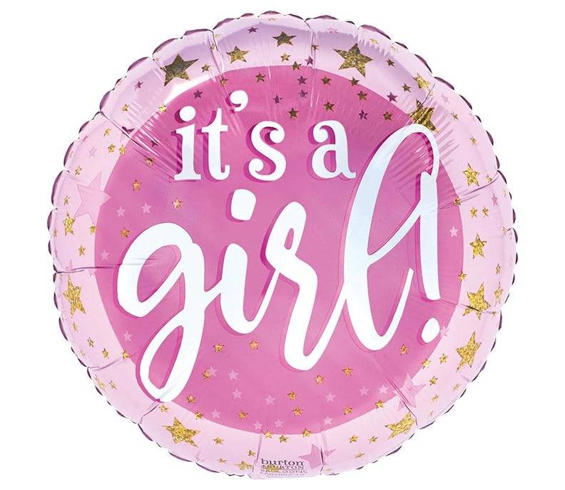 17'' It's A Girl Balloon