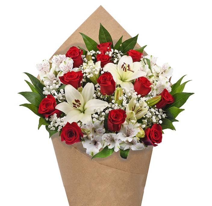Bloom Haus Beautiful Rose Bouquet - Red