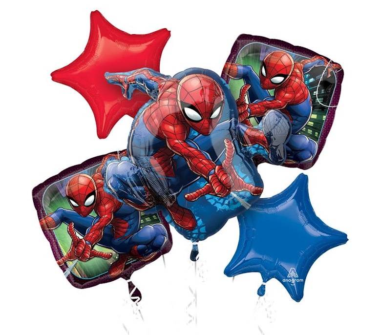 Spiderman Balloon Bouquet