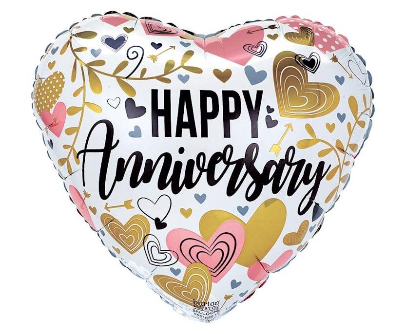 17'' Happy Anniversary Balloon