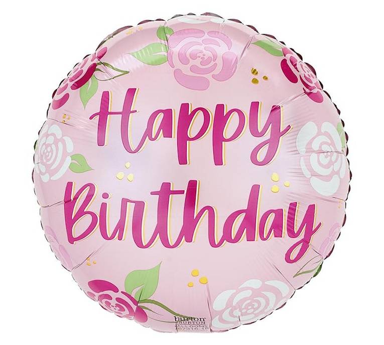 17'' Happy Birthday Balloon (Pink)
