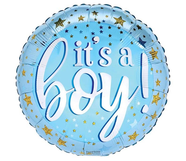 17'' It's A Boy Balloon