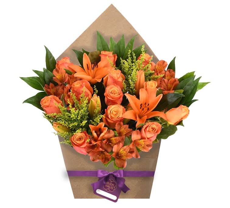 Bloom Haus Beautiful Rose Bouquet - Orange