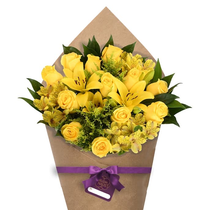 Bloom Haus Beautiful Rose Bouquet - Yellow