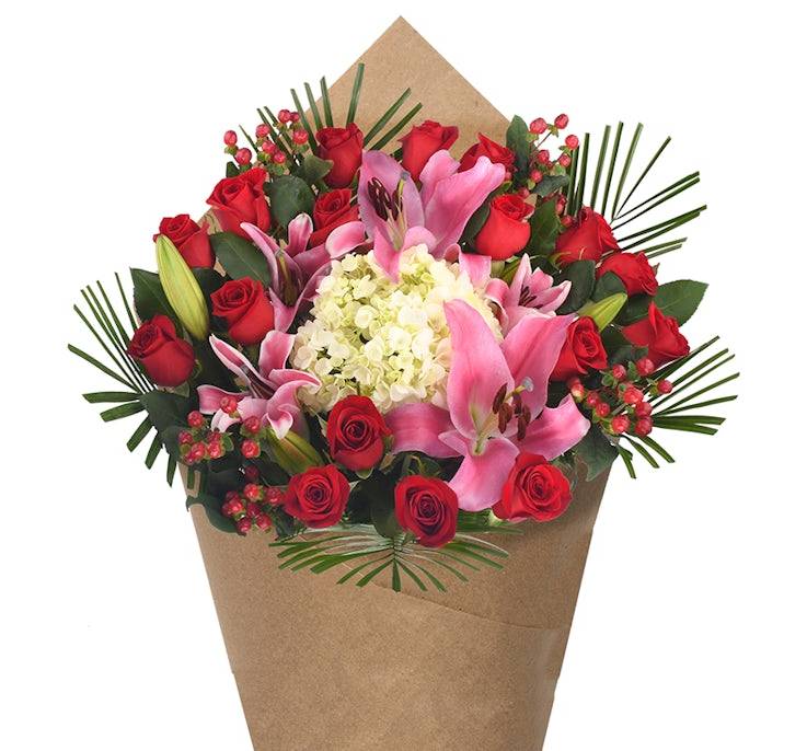 Bloom Haus Lovely Rose Bouquet - Red
