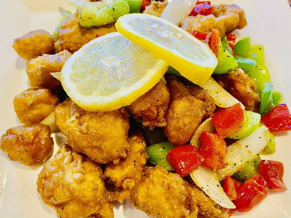 Lemon Pepper Popcorn Chicken