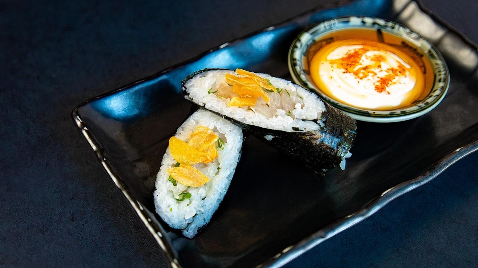 *NEGI YELLOWTAIL HAND ROLL (GF)