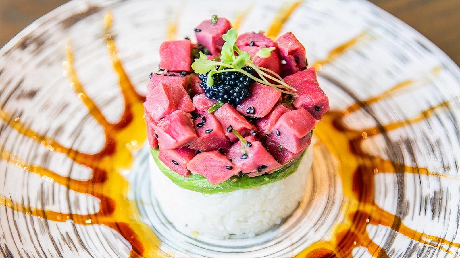 VEGAN TUNA TOWER