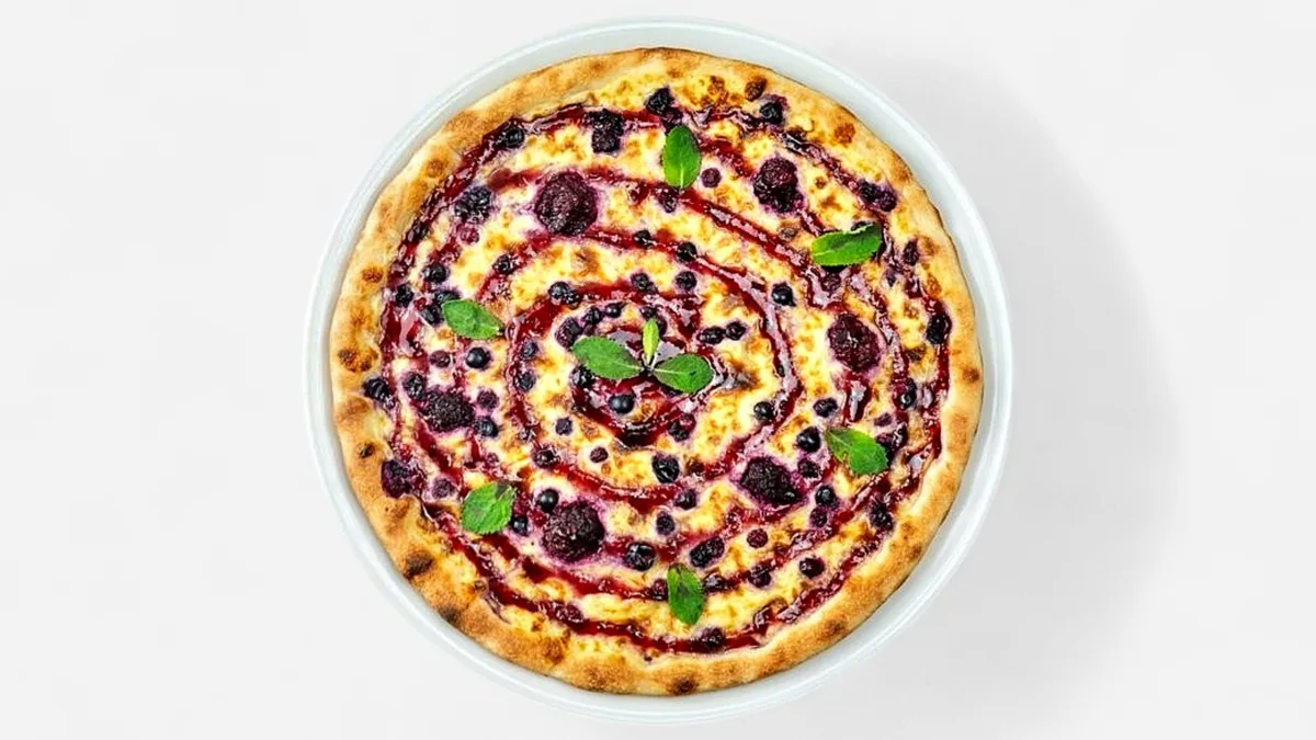 Desert făcut cut în casă BlueBerry Pie