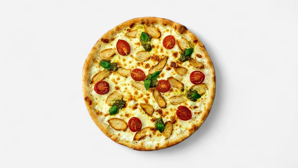 Pizza Pollo con Pesto