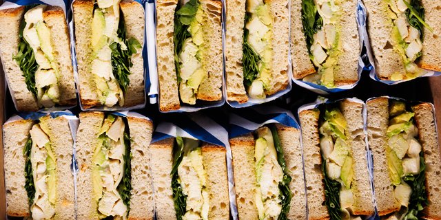 Chicken Avocado Toastie Tray