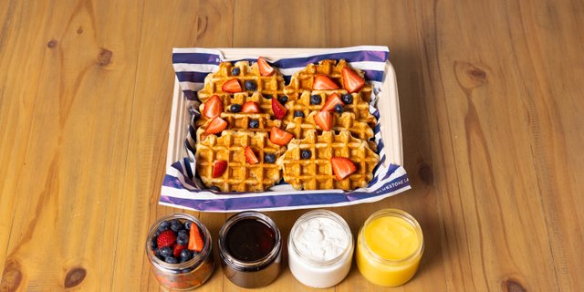 Lemon Ricotta Waffles
