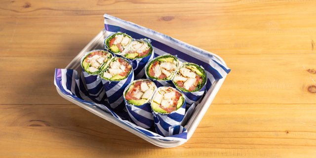 Spiced Chicken Wrap Tray
