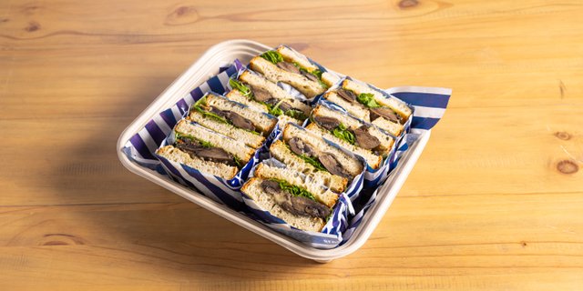 Truffle Mushroom Grilled Cheese Sandwich Tray