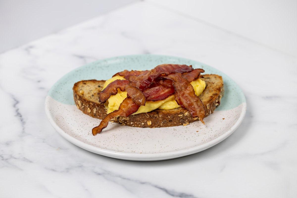 Bacon and Eggs on Toast