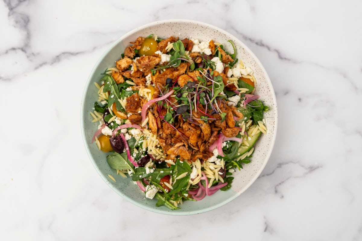 Blackened Chicken Mediterranean Salad