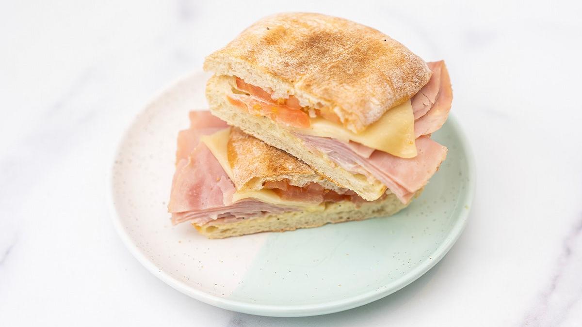 Ham, Tomato and Cheese Toastie