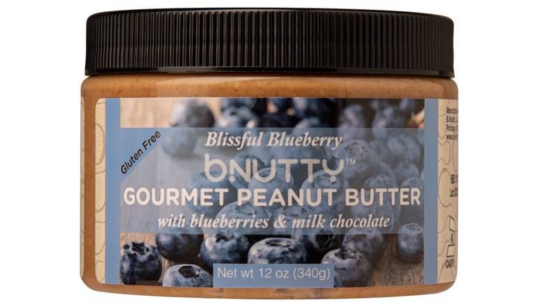 BNutty Blissful Blueberry Peanut Butter (12 0z Jar)