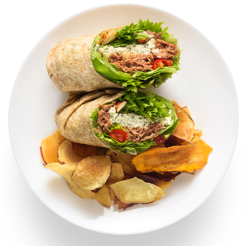 Wrap de Carne com Gorgonzola (Quente)