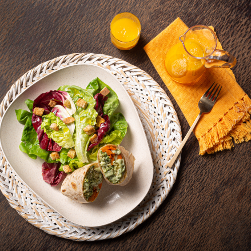 Wrap de Frango ao Super Pesto (Quente)