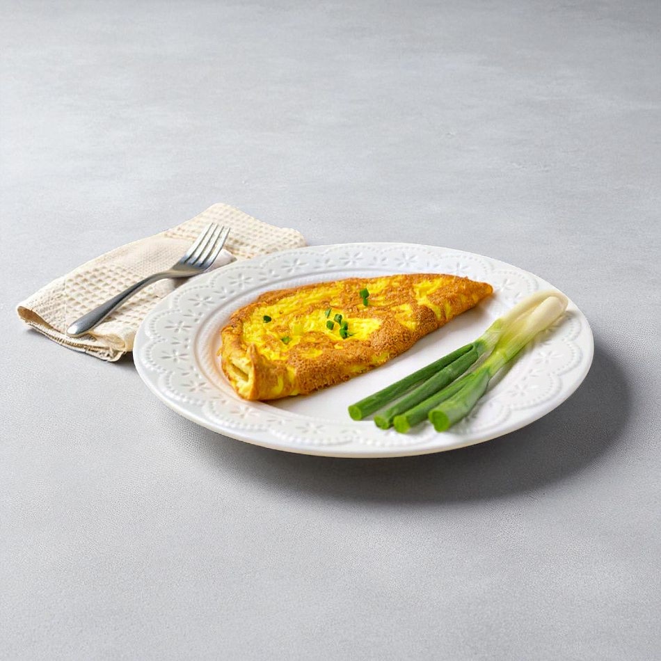 Omelete de Frango Desfiado