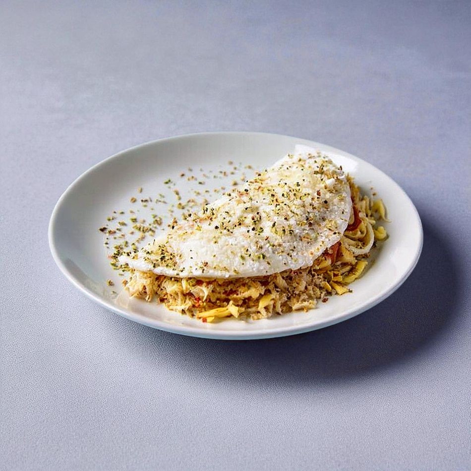 Tapioca de Brócolis Vegetariana