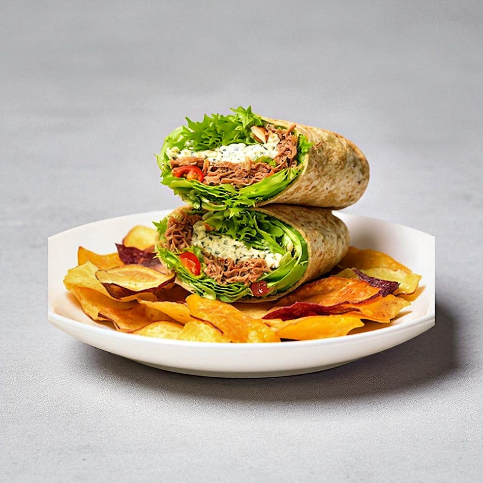 Wrap de Carne com Gorgonzola (Quente)