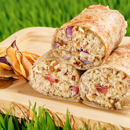 Burrito Lentilha com Chips (Vegetariano)